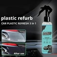 thumbnail image 3 of Automotive Plastic Refurbisher for Car Plastic Parts, Multifunctional Plastic Restorer Agent, Auto Plastics Clarify for Interiors Polishing, Car Plating Refurbishing Agent Plastics Restorer Care, 3 of 7