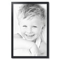 thumbnail image 2 of ArtToFrames 22" x 34" Black Satin Picture Frame, 22x34 inch Black MDF Poster Frame (WOM-5180), 2 of 8
