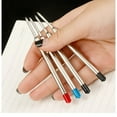 thumbnail image 4 of 5/10/20Pcs Ballpoint Pen Refill For Parker Pens Medium Point L:3.9 In Black Blue Red Ink Rods G2 Metal Refill Writing Stationery 20 PCS Blue, 4 of 6