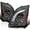 Chrome Housing Smoke Lens, variant on Spec-D Tuning Black Smoke SMD LED Projector Headlights Compatible with 2008-2013 Cadillac CTS, Left + Right Pair Headlamps Assembly
