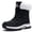 Black, variant on Stepedia Women's Waterproof Winter Snow Boots Lightweight Warm Faux Fur Lined Mid-Calf Booties for Women, Brown