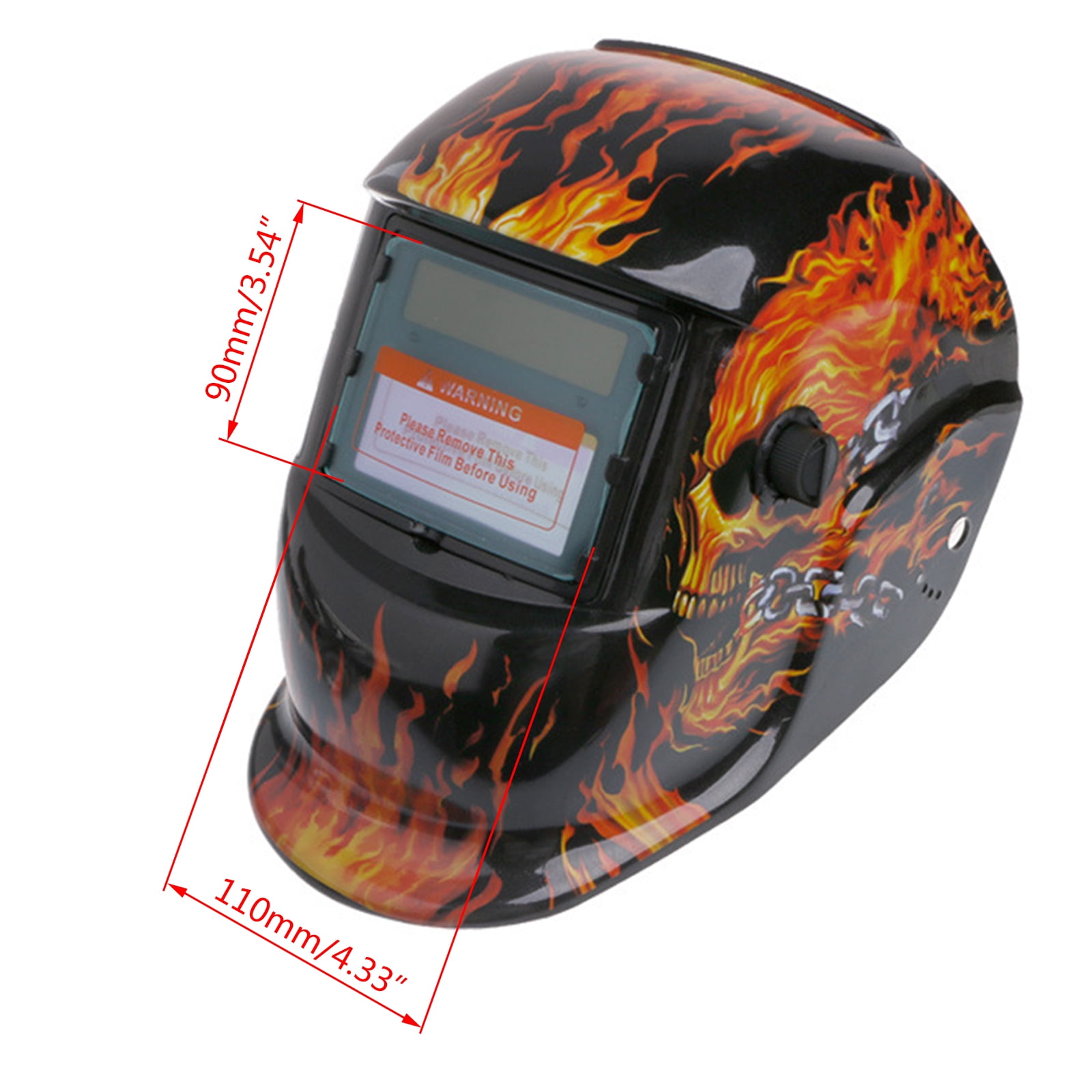 MOMOJIA Auto Darkening Welding Helmet Solar/Battery Powered Welder Mask for TIG MIG ARC