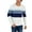 Winter Ivory, variant on Club Room Mens Cotton Striped Crewneck Sweater
