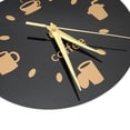 thumbnail image 2 of Reloj de pared D, reloj de pared de cocina, reloj de pared silencioso de café, reloj de pared pequeño construido para durar, 2 of 12