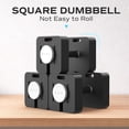 thumbnail image 6 of ARVIVO 2PCS 80lb Adjustable Dumbbell Set with 12×5lb Increments & 10lb Handle Quick-Lock Square Dumbbells for Home Gym, 6 of 9