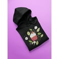 thumbnail image 3 of Strawberry Cupcake Hoodie Women -Image by Shutterstock, Female 3X-Large, 3 of 4