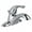 Silver, variant on Delta Classic Chrome Single Handle Lavatory Faucet 4 in.