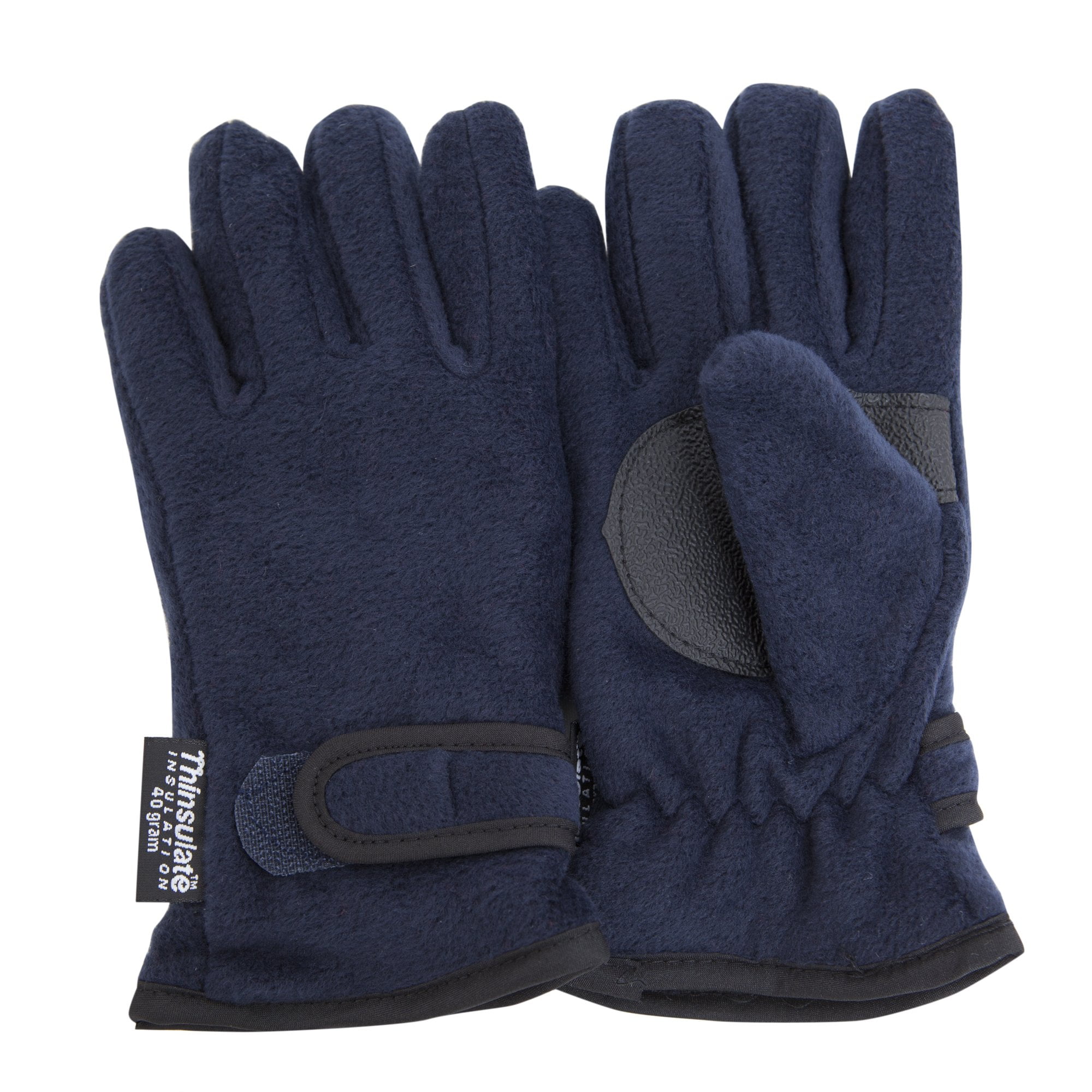 FLOSO Childrens/Kids Thermal Thinsulate Fleece Gloves With Palm Grip