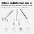 thumbnail image 4 of Garden Trowel Set Stainless Steel Hand Tools Garden Trowel Set 3PCS Mini Stainless Steel Trowel Weed Fork And Transplant Trowel Hand Tool Set For Gardener, 4 of 8
