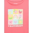 thumbnail image 2 of Garanimals Toddler Girls Graphic Tee with Short Sleeves, Sizes 18M-5T, 2 of 3