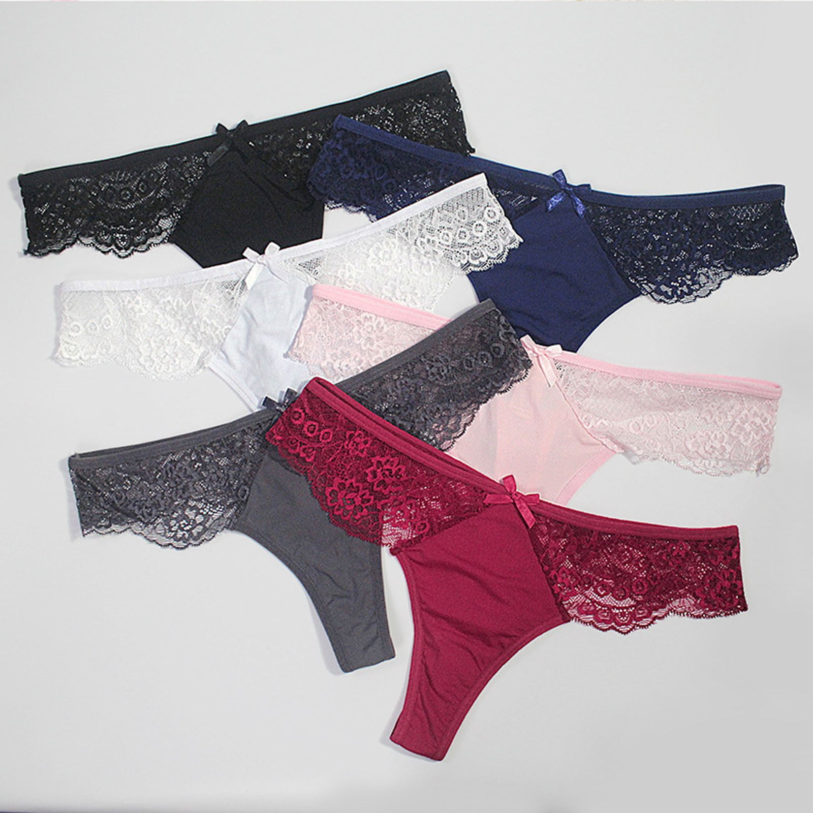 1pc Sexy Women's Lace Underwear High-End Cross-Band/Hollow Out Triangle  Panties