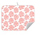 thumbnail image 5 of Ryvnso Rose Flower Dish Drying Mat for Kitchen Countertop 18x24 Large Dish Pad Drainer Rack Dish Sink Mats, 5 of 7