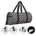 thumbnail image 3 of Honeii Bowling Pins Print Duffle Bag and Adjustable Strap,Foldable Travel Duffel Bags for Men Women,Waterproof Duffel Bags, 3 of 6