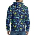 thumbnail image 2 of Suhoaziia Y2K Zip Up Jackets for Teen Boys Novelty Cartoon Dinosaur Graphic Print Clothes Autumn Long Sleeve Drawstring Men Hoodies with Pocket Size S, 2 of 5