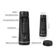 thumbnail image 4 of 40X60 Outdoor Monocular BAK4 Monocular Telescope HD Vision Prism Scope, 4 of 8