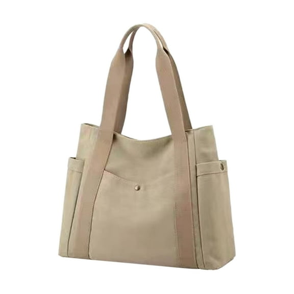 JeashCHAT Tote Bag for Women, Canvas Tote Bag Big Capacity Casual Shoulder Bag Handbag for Travel, Work, Dating, College