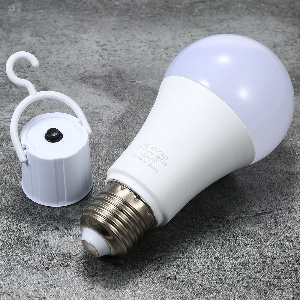 1-50X 7W LED Light Bulbs Emergency Lamps Battery Backup Emergency Bulb Portable