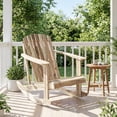 thumbnail image 2 of Gymax Adirondack Rocking Chair w/Slatted Seat & High Fanned Back for Backyard Porch, 2 of 7