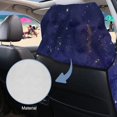 thumbnail image 5 of FOR U DESIGNS Galaxy Moon Sun Bee Print Washable Car Seat Towel Cover for Front Seats, Auto Seat Cushion with Storage Bag, Multi-Functional Towel for Gym, Running, Swimming, 2 Pack, 5 of 7