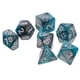 thumbnail image 2 of Juego De Da De Acrílico 7Die, Da De Numeración De Colores Dobles (D4 / D6 / D8 / D10 / D12 / D20) Para Dungeons \u0026 Dragons RPG TRPG Plata verde Sunnimix Dados poliédricos, 2 of 8