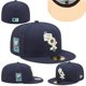 thumbnail image 3 of Chicago White Sox Gorra De Béisbol Ala Plana Completa Cerrada Gorras Hip Hop Sombreros, 3 of 4