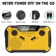 thumbnail image 4 of Radio de Emergencia con Energía Solar y Manivela, Radio AM/FM, Linterna LED, Alarma SOS, Batería Externa, Altavoz, Color Gris., 4 of 5