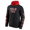 thumbnail image 2 of Men's Fanatics  Black/Red Texas Tech Red Raiders Color Block Badge Fleece Pullover Hoodie, 2 of 3