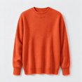 thumbnail image 4 of LIaqionyy Big and Tall Sweater for Men Fall Casual Pullover Classic Long Sleeve Shirt Fashion Clothes, 4 of 5