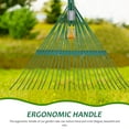 thumbnail image 7 of RENACLIPY Steel Rake Head Replacement Durable Teeth for Leaves and Lawns Green, 7 of 7