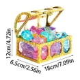thumbnail image 2 of Pool Toys for Kids Ages 4-8 Diving Gem Set with Colorful Diamond Chest Underwater Swimming Sand Play Toys for Pool and Beach Safe,G, 2 of 4