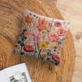thumbnail image 6 of Spring Pillow Covers Botanical Spring Flowers Pillow Protector 20"x20" Vintage Floral Spring Colorful Flower Plant Decorations Pillow Covers Modern Decorative Pillow Covers for Couch Sofa Bedroom Car, 6 of 7