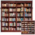 thumbnail image 3 of Fondo de estantería de 2,4 x 2,4 m para fotos, estudio vintage, fotografía de biblioteca, librería, sesión de fotos, 3 of 4