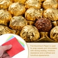 thumbnail image 4 of Uxcell 100Pcs Foil Candy Chocolate Wrappers, Wrapping Paper Black, 4 of 6