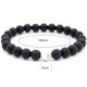 thumbnail image 5 of Pulsera elástica para mujer con piedras naturales, pulsera con cuentas de 8 mm para hombre, 5 of 5
