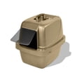 thumbnail image 1 of Sartén Grande para Gatos Van Ness Pets Beige con Control de Olores y Capucha, 1 of 11
