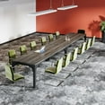 thumbnail image 6 of 6.56 FT Conference Table, Super Sturdy Large Rectangle Meeting Seminar Table for 8 Person, Long Business Tables, 1 Pc Grey, 6 of 9