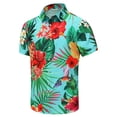 thumbnail image 2 of Camisas gráficas con sombras de palmeras para hombres, ropa con impresión 3D, camisas hawaianas de playa, blusas Y2K de manga corta, ropa vintage, blusa con solapa, 2 of 5
