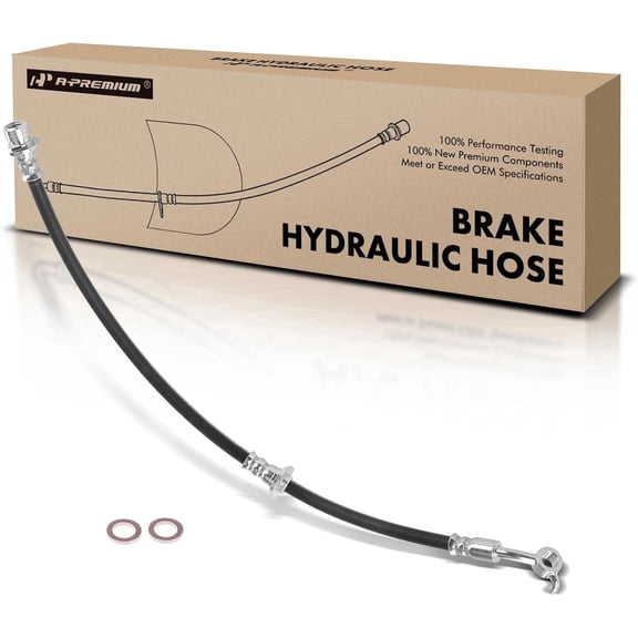 A-Premium Rear Passenger Side Brake Hydraulic Hose Compatible with Honda and Acura Models - Accord 2008-2012, TSX 2009-2014