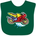 thumbnail image 3 of Inktastic Crotch Rocket Motorcycle Boys or Girls Baby Bib, 3 of 4