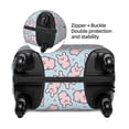 thumbnail image 4 of Haiem Cute Rabbit Luggage Cover Printed Suitcase Covers for Luggage Elastic Washable Suitcase Protector Fits 18-32 Inch Luggage-Medium, 4 of 9