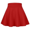 thumbnail image 6 of KPOPLK Skirt Girls Athletic Skirts for Tennis Skort Golf Skirt Butterfly Flowy Shorts for Kids with Pocket(7-8 Years,Red), 6 of 7