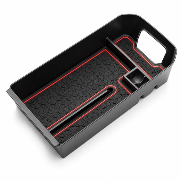 Red Center Console Organizer Tray for Toyota RAV4 2019–2026, Prime 2021–2026