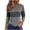 Black, variant on Summer Tops for Women Casual Fashion Print Blouse Round Neck 3/4 Sleeve Striped Polka Dot Plaid Basic Comfy Slim Lightweight Tshirt, Pink L