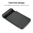 thumbnail image 3 of Amdohai 2.5 inch USB3.0 Hard Disk Case External SATA HDD/SSD Enclosure High-speed Transmission Tool-free Design ABS Shell Black, 3 of 9