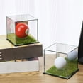 thumbnail image 4 of 3X Golf Ball Display Cabinet, Golf Ball Square Display Cabinet, Memorial Box, Acrylic Mirror Storage Box, 4 of 8