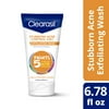 Clearasil Stubborn Acne Control 5in1 Exfoliating Wash 6.78 fl. oz., Reduces Blocked Pores, Pimple Size, Excess Oil, Acne Marks, Blackheads