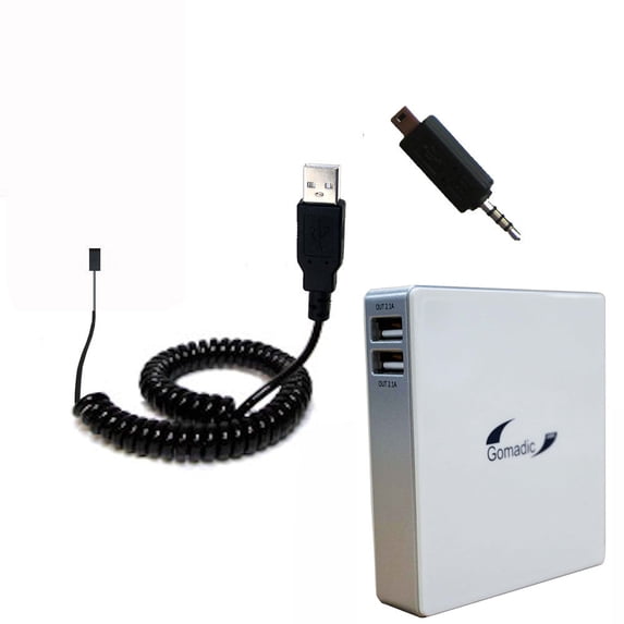 Gomadic High Capacity Rechargeable External Battery Pack suitable for the Insignia NS-HD01 Portable HD Radio Player - Portable Charger with TipExchang