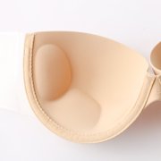 Follure Womens Strapless Invisible Sticky Bra Push Up Backless Bra Packs for Dress & Halter