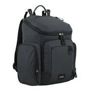 Eastsport Wooster St. Diaper Backpack, Large Capacity, Dark Grey with Changing Pad, Stroller Straps, and Insulated Pockets