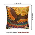 thumbnail image 4 of nygtbtfer Oaxacan Art Throw Pillow Cover Animal Forest Sun Colorful Chaotic Mountain Grass Plant Pillow Decorative Men Women Boy Girl White, 4 of 7